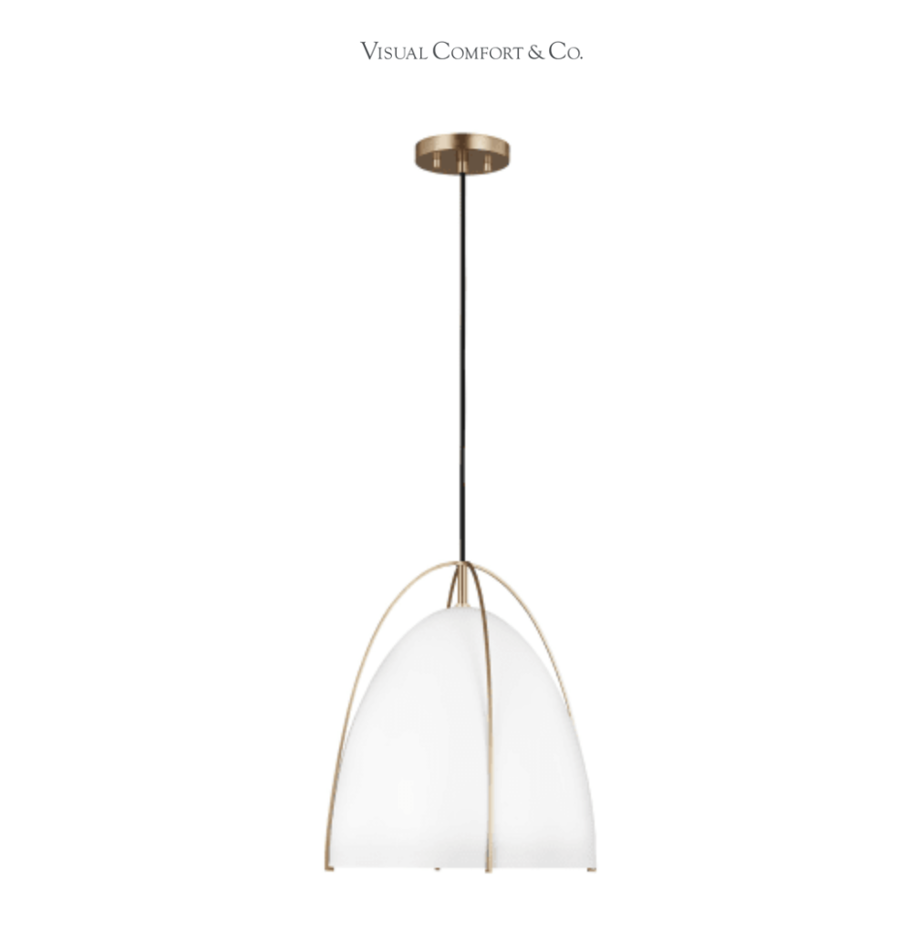 Visual Comfort Norman 13" Wide Pendant with LED Bulbs