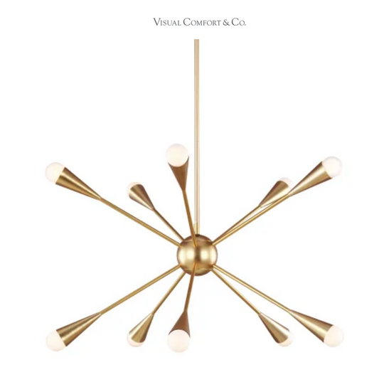 Visual Comfort Jax 10 Light 27" Wide Sputnik Chandelier