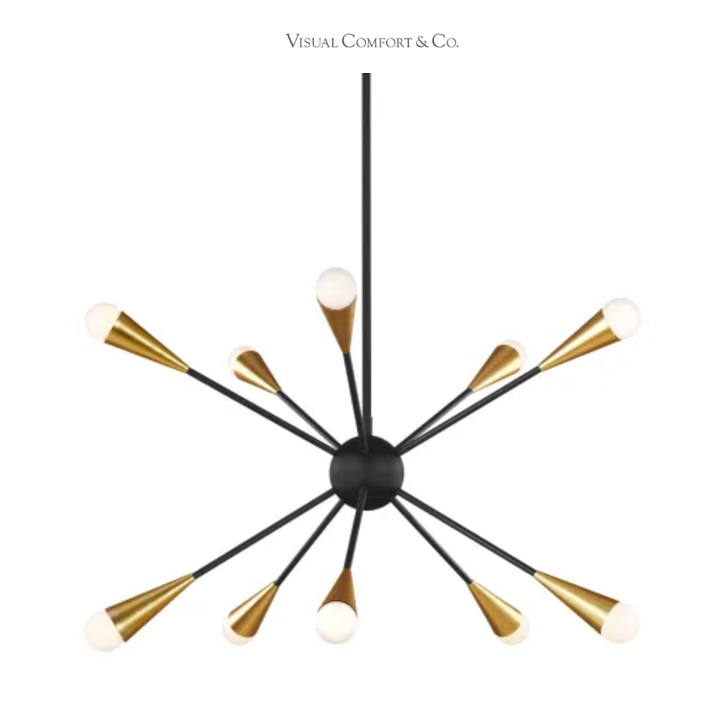 Visual Comfort Jax 10 Light 27" Wide Sputnik Chandelier