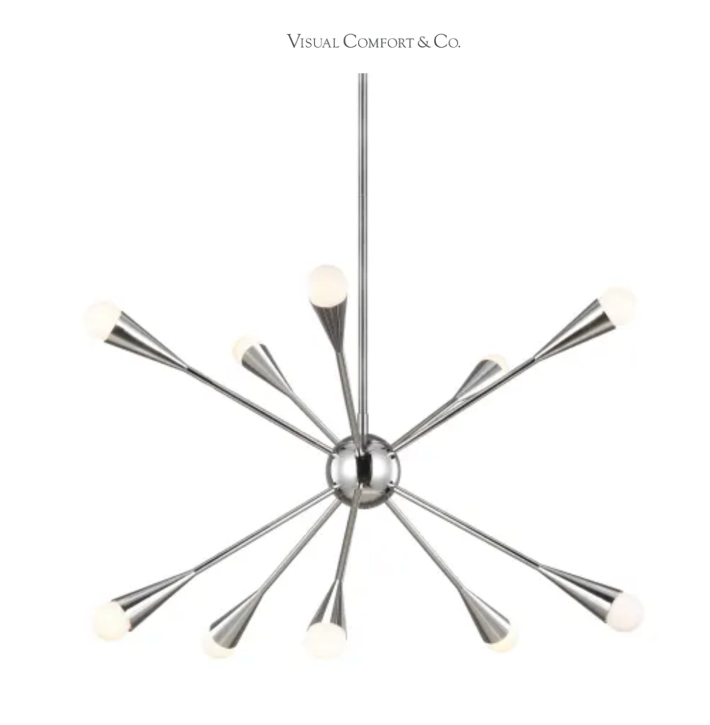 Visual Comfort Jax 10 Light 27" Wide Sputnik Chandelier