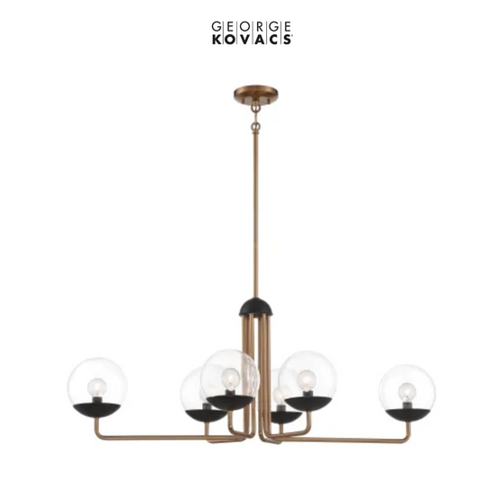 George Kovacs 6 Light Chandelier