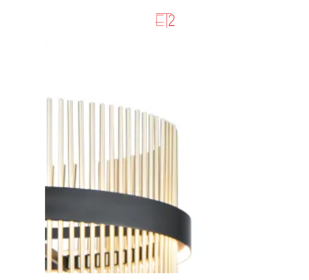 ET2 Chimes 24" Wide LED Drum Chandelier