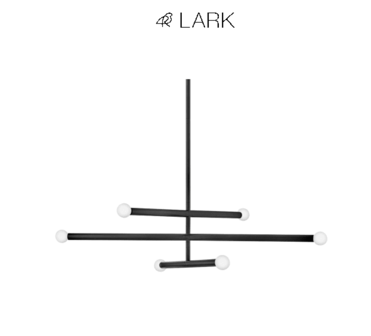 Lark Millie 6 Light 36" Wide Abstract Pendant / Semi-Flush Ceiling Fixture